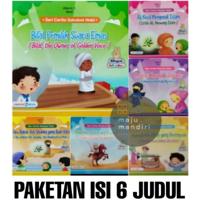 

PAKETAN - Buku Seri Cerita Sahabat Nabi Isi 6 Judul