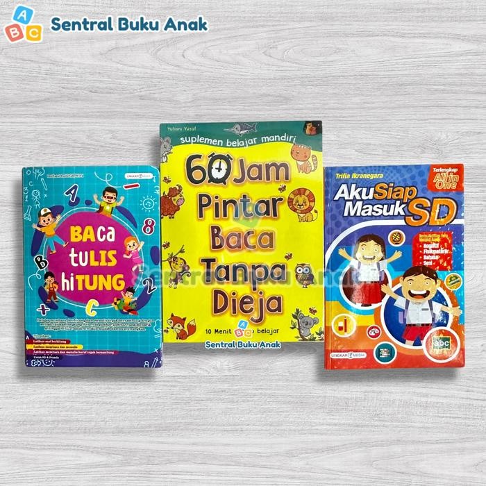 

[PAKET ISI 3 BUKU] Buku 60 Jam Pintar Baca Tanpa Dieja Balistung Aku Siap Masuk SD Full Color