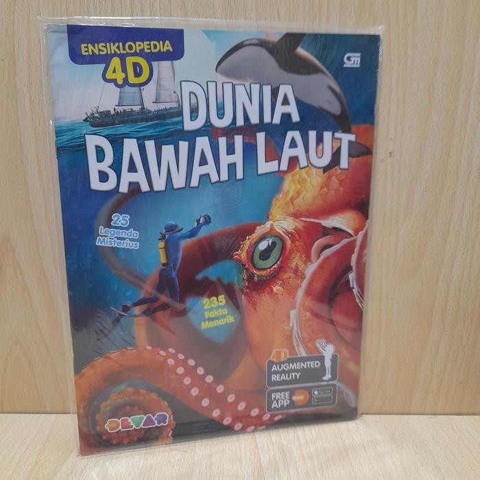 

Buku Anak Ensiklopedi 4D Dunia Bawah Laut 235 Fakta Menarik Kondisi Baru Segel Gm - Books