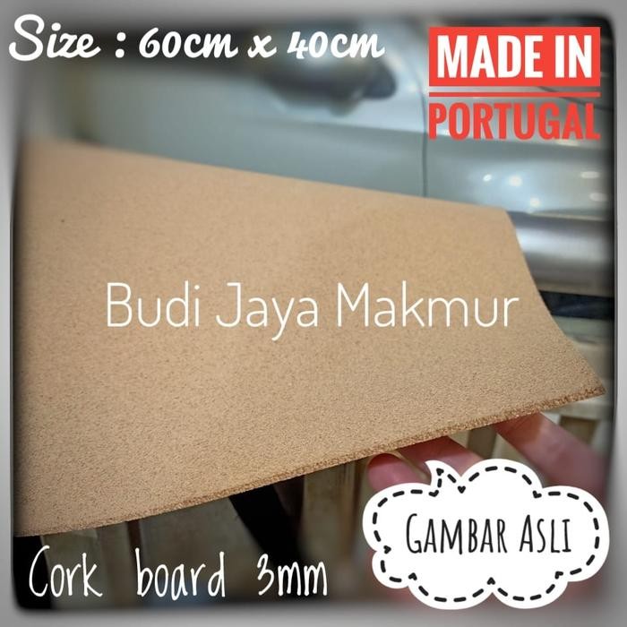 

I77W Cork Board 3Mm X 60Cm X 40Cm