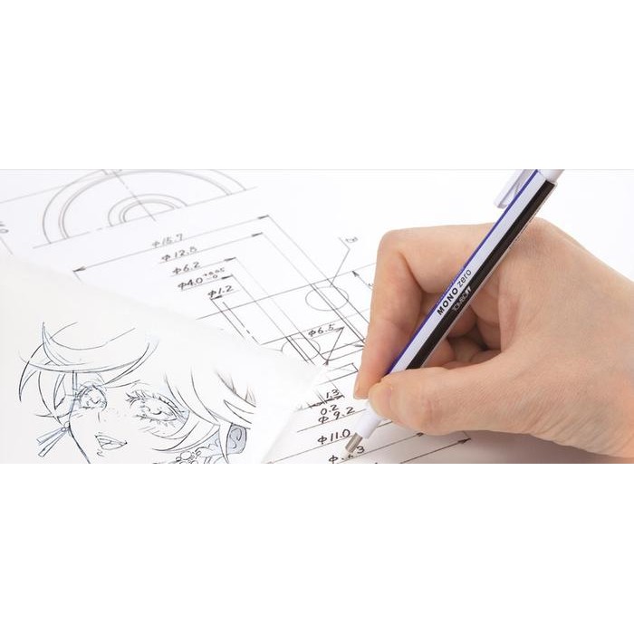 

I77W Atk246Tw Tombow Mono Zero Eraser 2.3 Mm Circle Penghapus Ehkur Putih