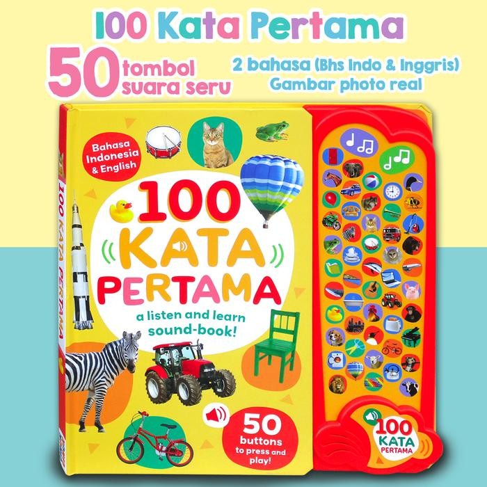 

[V] 100 Kata Pertama Sound Book dengan 50 tombol suara seru