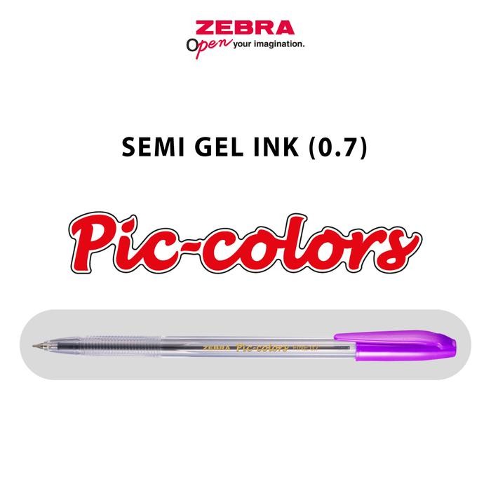 

X689 Zebra Piccolors 0.7 - Pulpen Semi Gel