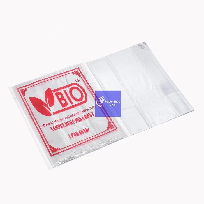 

X689 Sampul Buku Plastik Mika Uk. Boxy ( Pak Isi 60 Lembar )