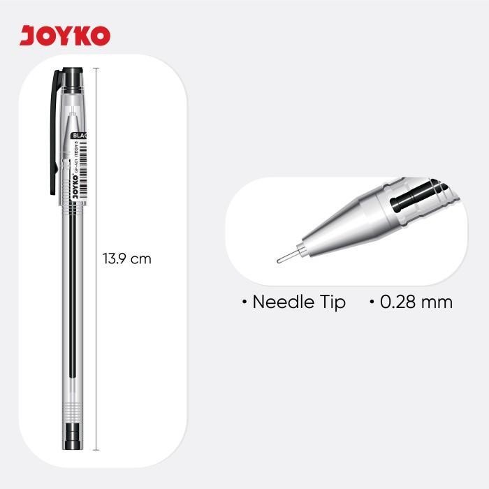 

X689 Joyko Pulpen Gel 1 Pack Gp-401 I-Tech 0.28Mm Isi 12 Pcs