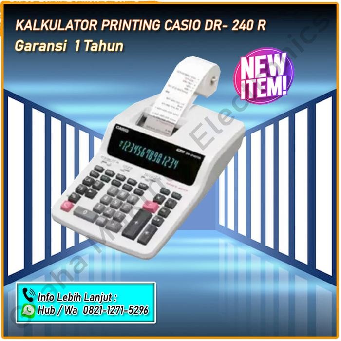 

X689 Kalkulator Printing Casio Dr- 240 R