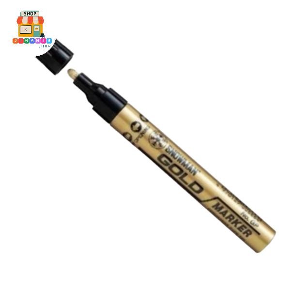 

X689 Spidol Snowman Permanent Warna Gold - Emas