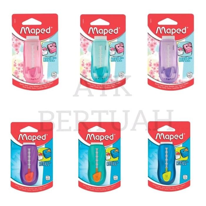 

X689 Maped Universal Gom Stick Slide Eraser Penghapus Pensil Geser