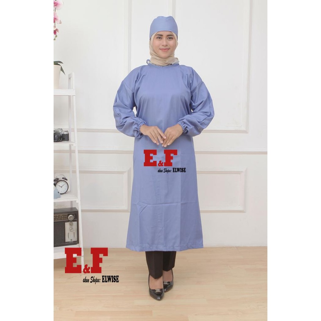 Onemed - Jubah Operasi Surgical Gown Drill