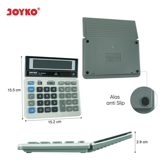 

X689 Calculator Kalkulator Joyko Cc-810Ch 14 Digits Check Correct