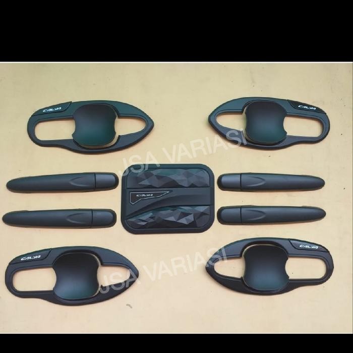 Paket Outer Handle Tank Cover Calya Sigra 2016 2021 Hitam