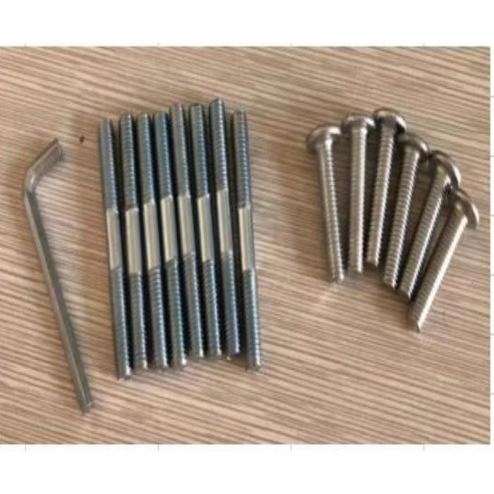 Terbaru Sekrup Kayu Stainless Steel Kepala Datar Sekrup Self-Tapping Panjang Kepala Tenggelam Silang