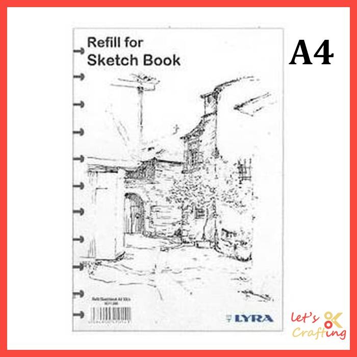 

Buku Sketsa Lyra Sketchbook A3 A4 A5 isi 30 Lembar 160gr