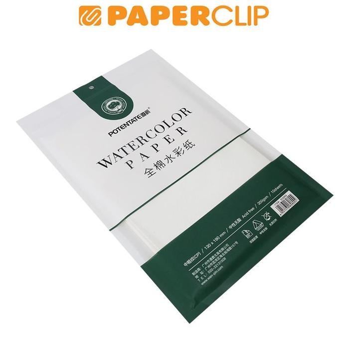 

WATERCOLOR PAPER POTENTATE 100% COTTON 032856 13X19CM COLD PRESSED
