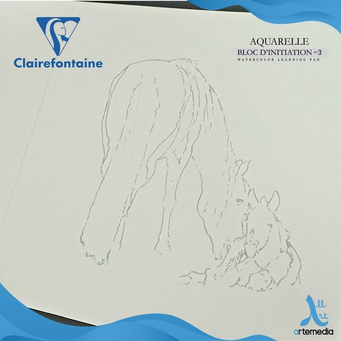 

Kertas Cat Air Clairefontaine No. 3 Watercolor Learning Pad