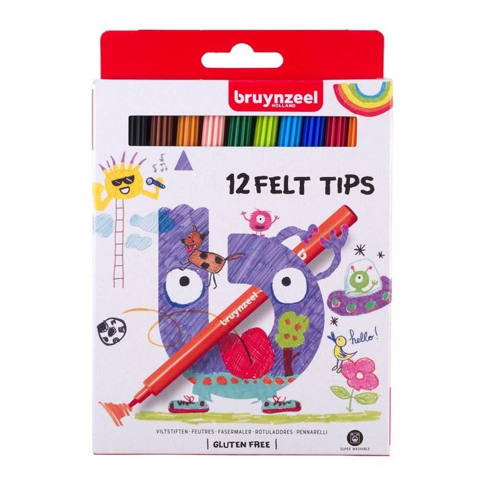 

Bruynzeel Felt tip set 12 colours