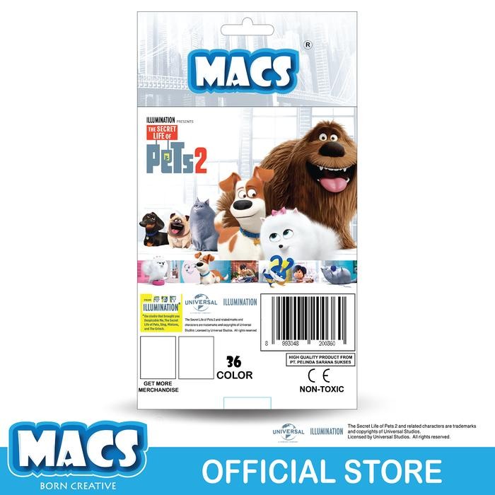 

MACS Coloring Pencils The Secret Life Of Pets 2 - Gidget (36 colors)