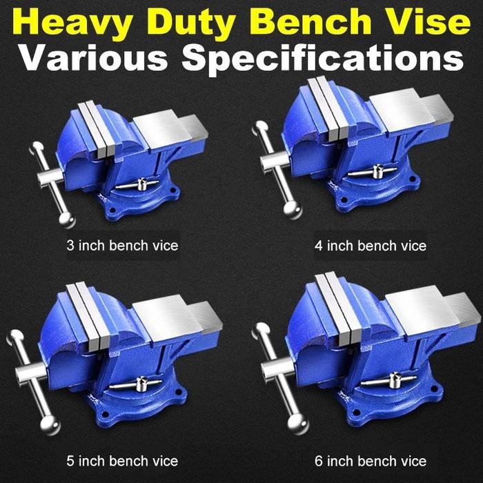 Diskon Catok Besi 5 Inci /Ragum Besi 4 Inci Catok Ragum Mini / Catok Paron Ragum Bench Vice 125Mm