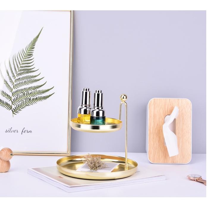 

Tray Stand Organizer Double Deck