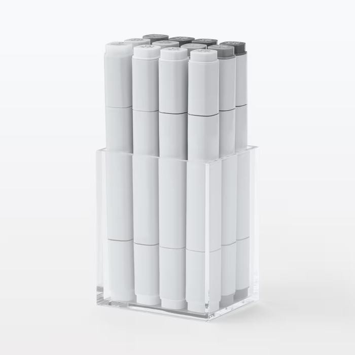 

Muji Large Pen Stand Acrylic/ Tempat Organiser Pensil Stationary