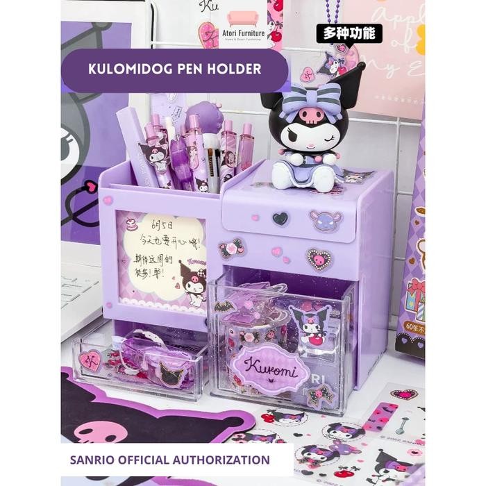 

Riri Sanrio Cinnamorolls Pen Holder Kotak Penyimpan Alat Tulis Organizer Kotak Penyimpan Alat