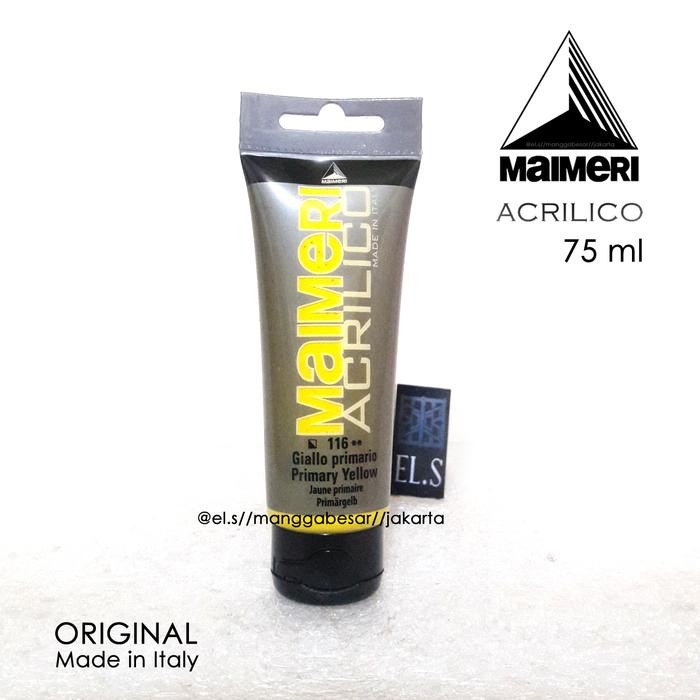 

Maimeri Acrilico - Primary Yellow 75 Ml