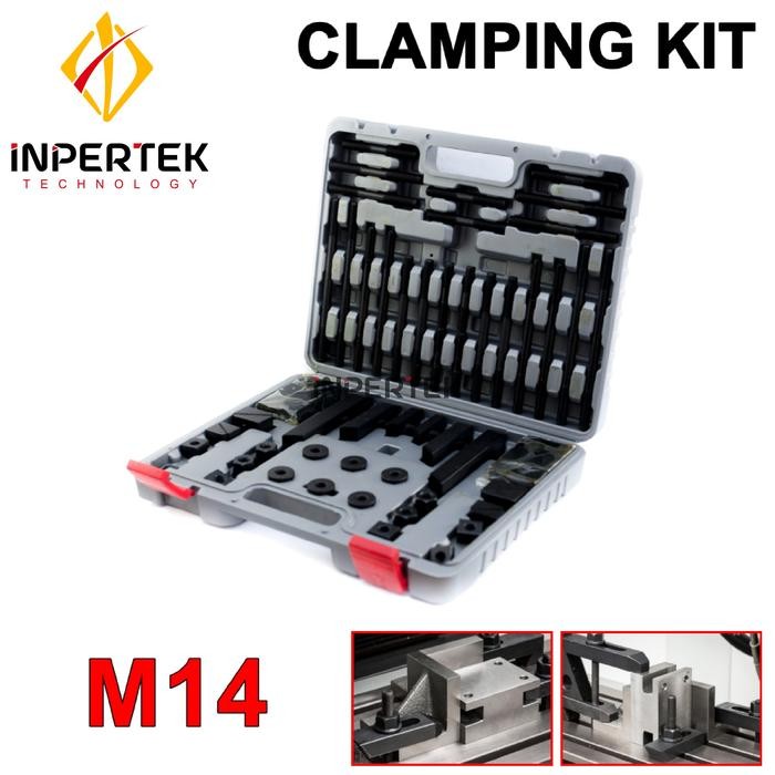 Ready Stock Clamping Kit M14 Clamp Set M 14 Klem Penjepit Mesin Milling Clemping
