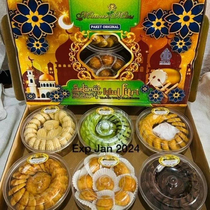 

Parcel lebaran Bellarosa monaco Kue Kering lebaran 6 Toples