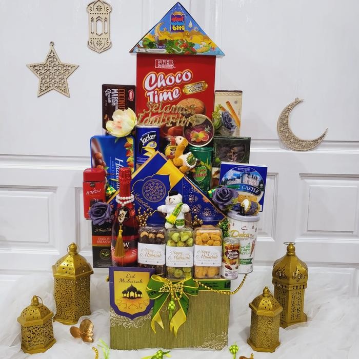 

Paket Dekorasi Lebaran Idul Fitri Hampers Parcel Hadiah Kue Kering 002