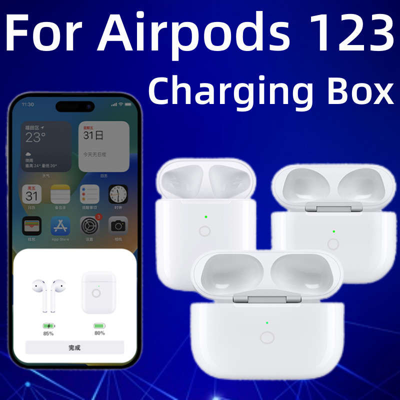 IMPORT Replacement Wireless Charging Box For Airpods Pro 2 Bluetooth Earphone Charger Case For