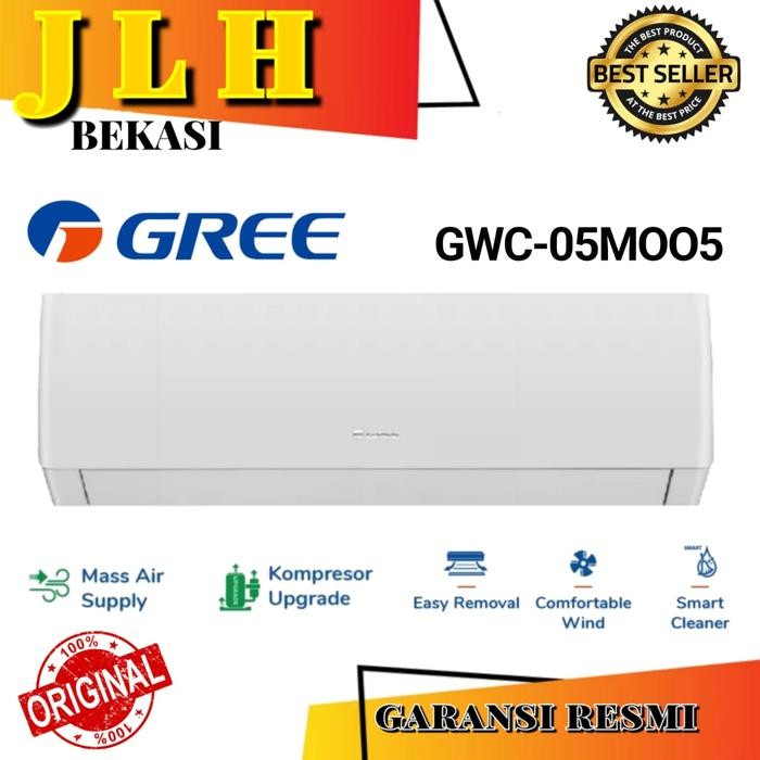 55Q8 Ac Gree Gwc - 05 Moo3 1/2 Pk + Pasang Instalasi 05Moo3