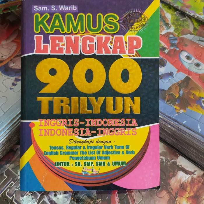 

KAMUS BAHASA INGGRIS LENGKAP 900 TRILYUN BY SAM. S. WARIB