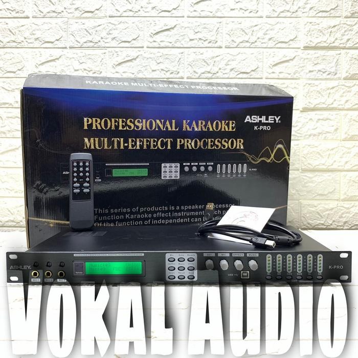

ASHLEY MANAGEMENT K PRO PROCESSOR DIGITAL KARAOKE ORIGINAL ASHLEY KPRO