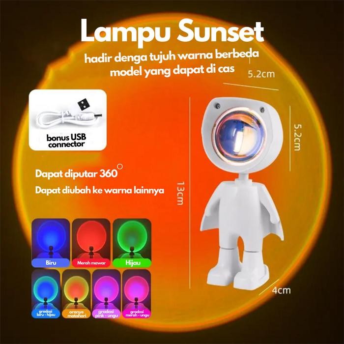 

PPLUS LAMPU SUNSET PROJIE/LAMPU LED KAMAR/LAMPU LED KAMAR ESTETIK/PROMO ELEKTRONIK TERMURAH LAMPU
