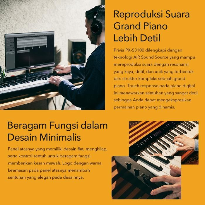 

CASIO PRIVIA PX-S3100 DIGITAL PIANO