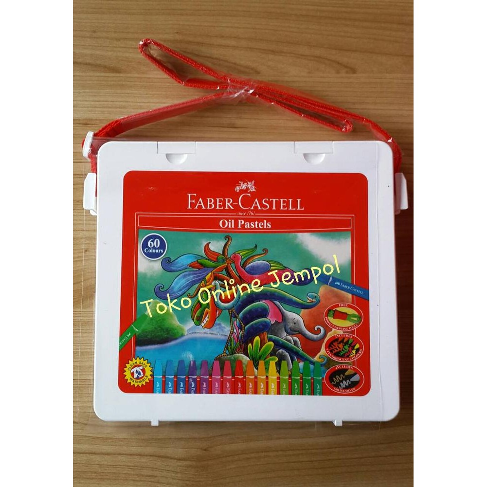

isi 60 warna crayon Faber Castell Original oil pastels