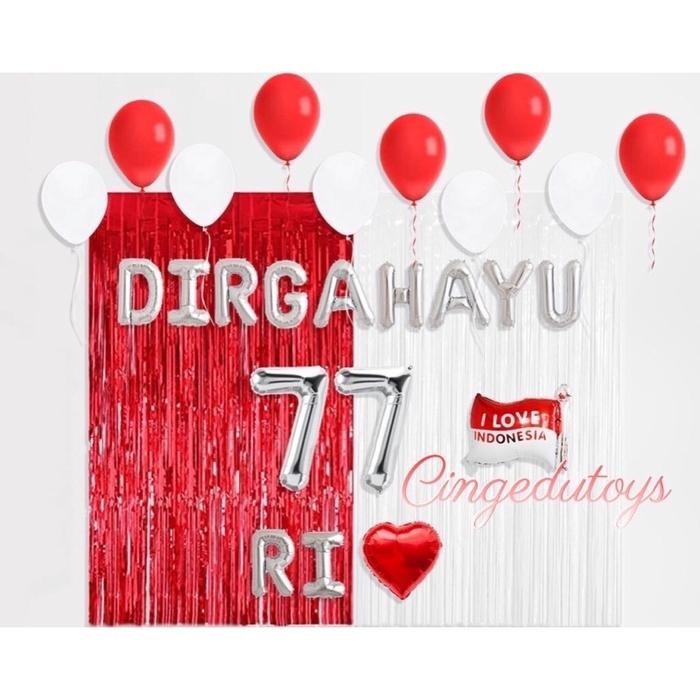 (Allthebest) Paket dekorasi 17 agustusan