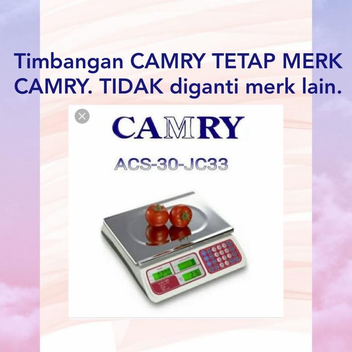 TIMBANGAN DIGITAL CAMRY ACS 30 / TIMBANGAN LAUNDRY