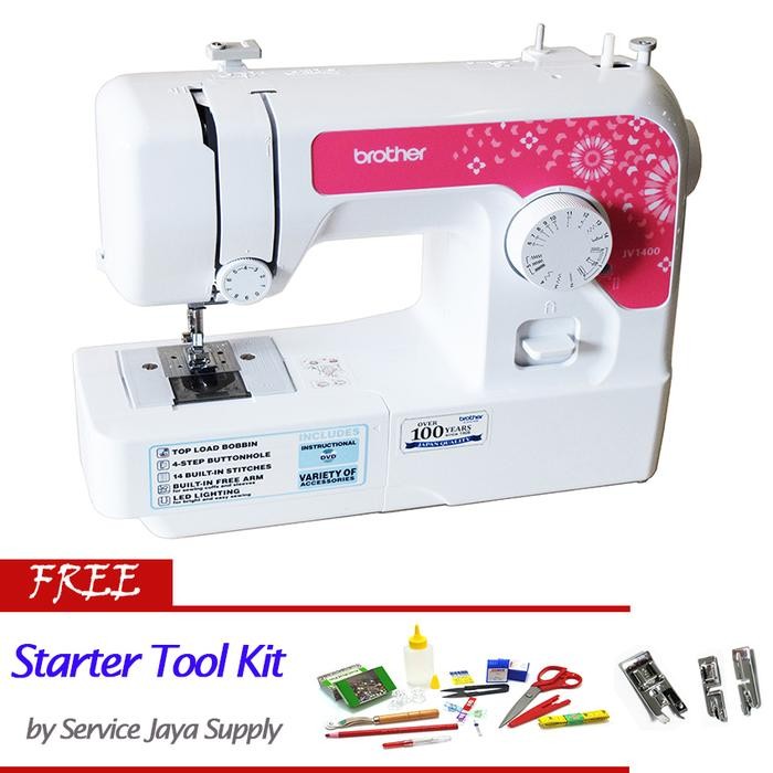 BROTHER JS1410 MESIN JAHIT PORTABLE (PROMO ONGKIR)