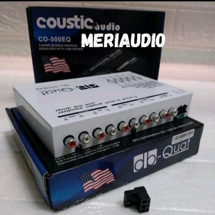 PREAM PARAMETRIK DB QUAT COUSTIC AUDIO PREAM EQUALIZER SOUND SYSTEM PROFESIONAL