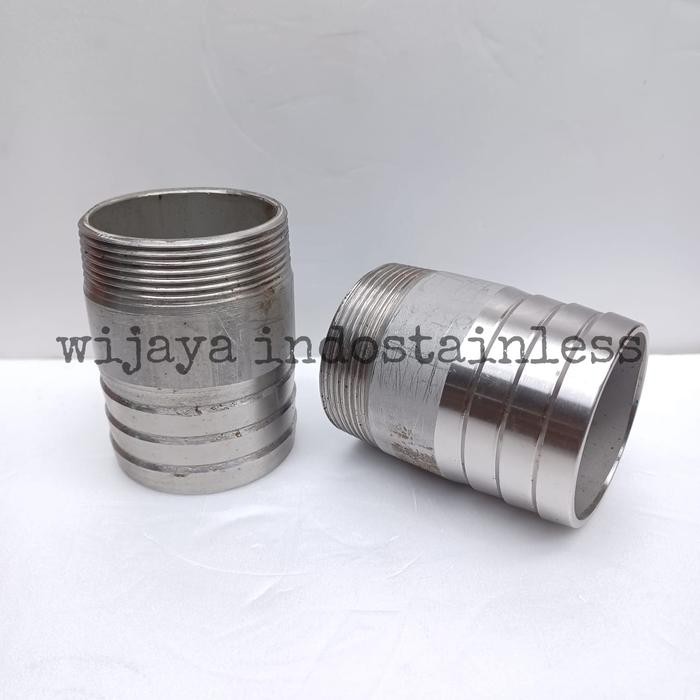 PIPA NEPEL - HOSE NEPEL SELANG DRAT 2" INCH SS 304