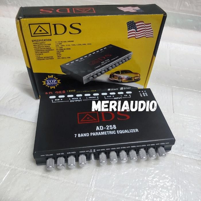 PREAM PARAMETRIK ADS AD 258 PREAM EQUALIZER