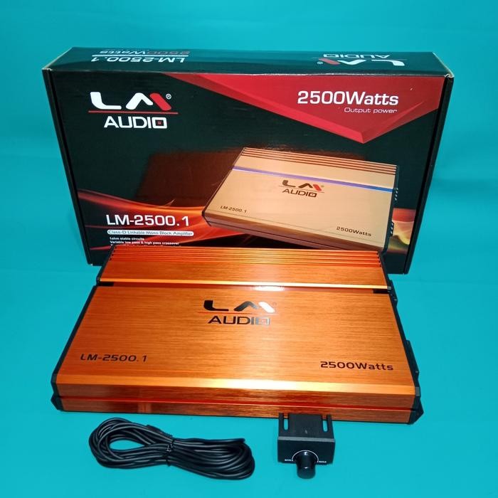 POWER MONOBLOK LM AUDIO SERI LM-2500.1 1CHANNEL AUDIO MOBIL