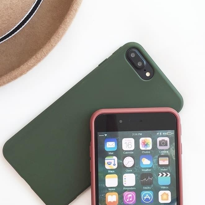 FOR OPPO A7/A5S - GREEN ARMY WINE RED CANDY CASE CASING SOFT