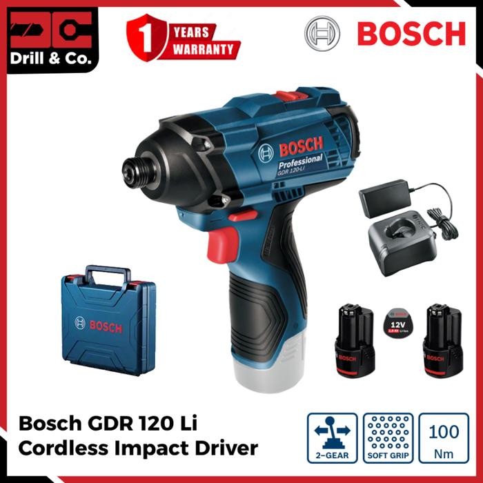 Terlaris Bor Obeng Impact / Bosch Impact Driver Gdr 120-Li