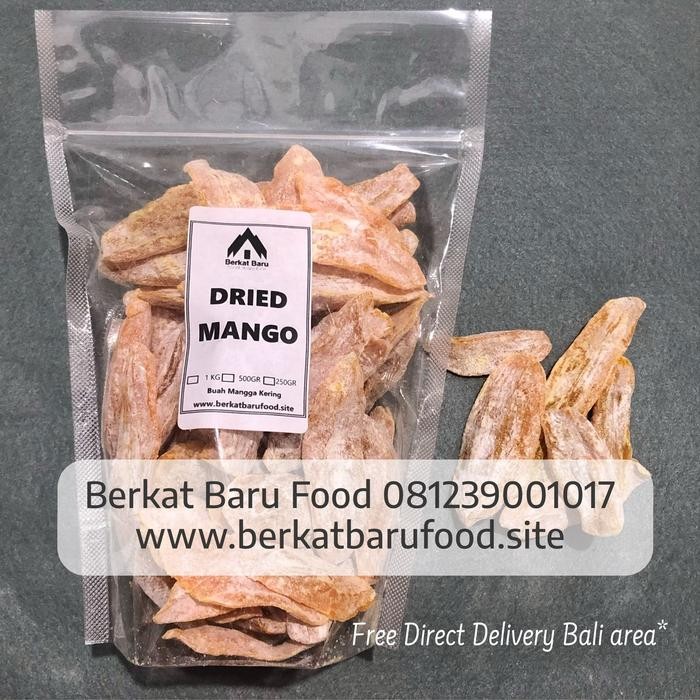 

SIAPKIRIM Dried Mango 1 Kg - 500 gr - 250 gr Buah Mangga Kering Legit READY STOCK