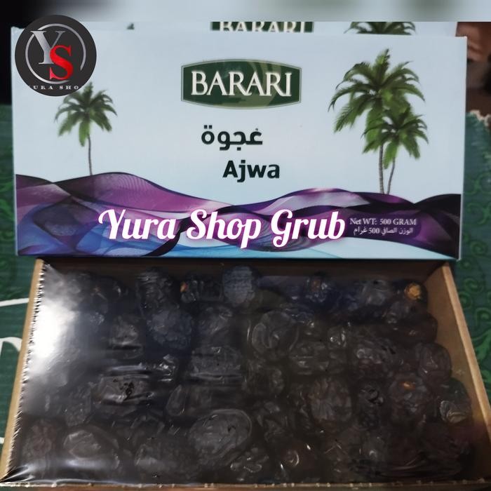 

SIAPKIRIM Kurma Ajwa Barari 500gr Premium READY STOCK