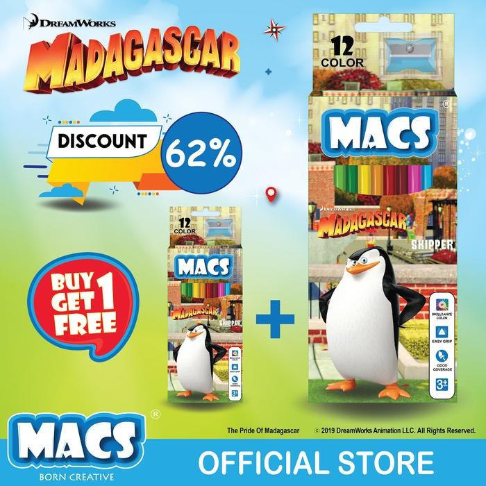

SARI Madagascar (12 Colors) Buy 1 Get 1 Free