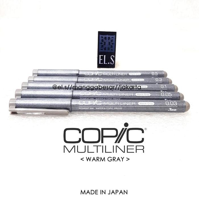 

SARI Copic Multiliner Warm Gray