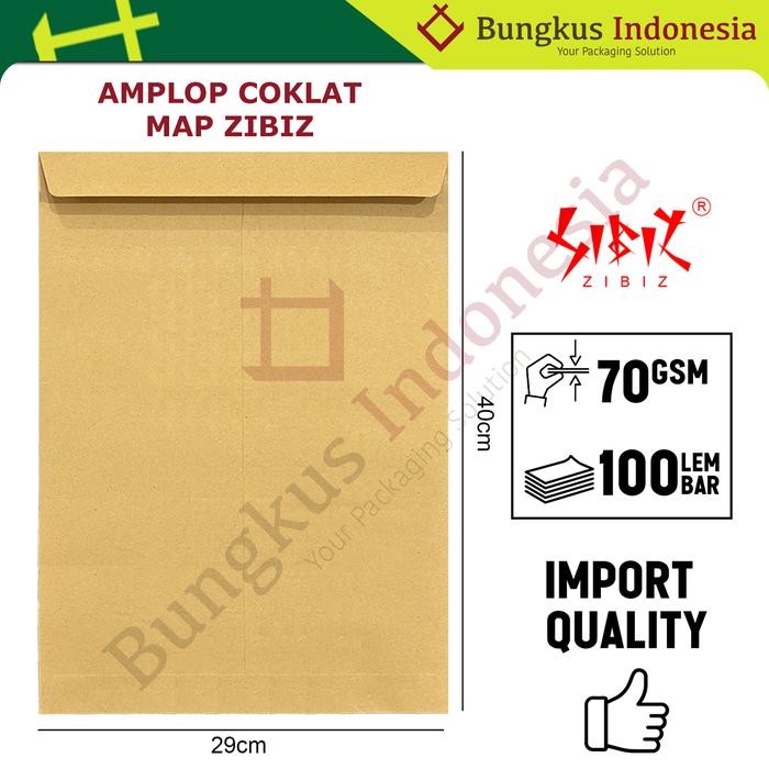 

5WUM Amplop Coklat Map Ukuran 29X40Cm